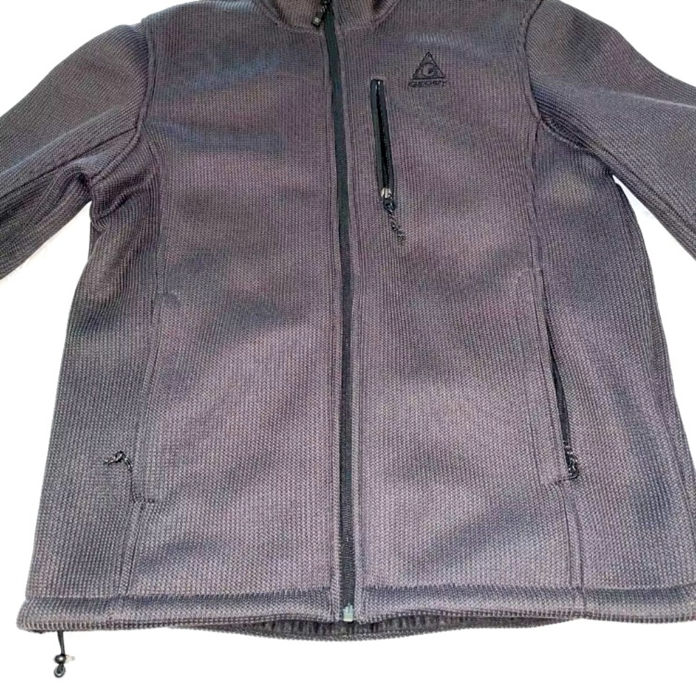 Gerry Linen Lined Jacket Grey Insulated